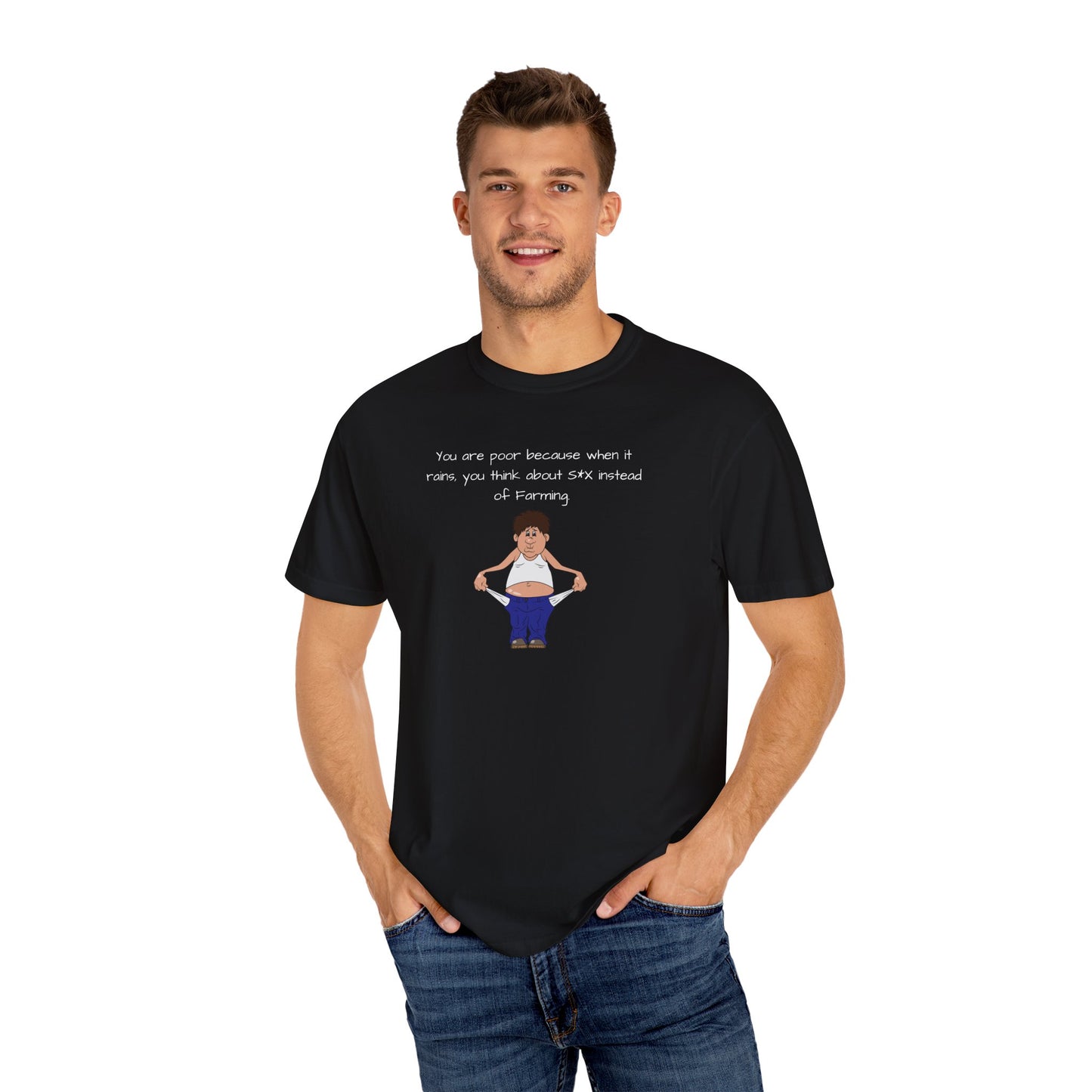 Funny Unisex T-Shirt - 'Think About Farming' Statement Tee