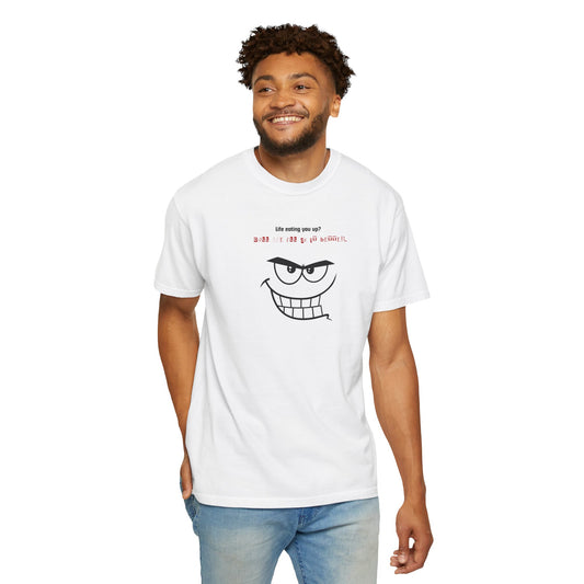 Humorous Unisex T-Shirt - "Life Eating You Up?" Graphic Tee
