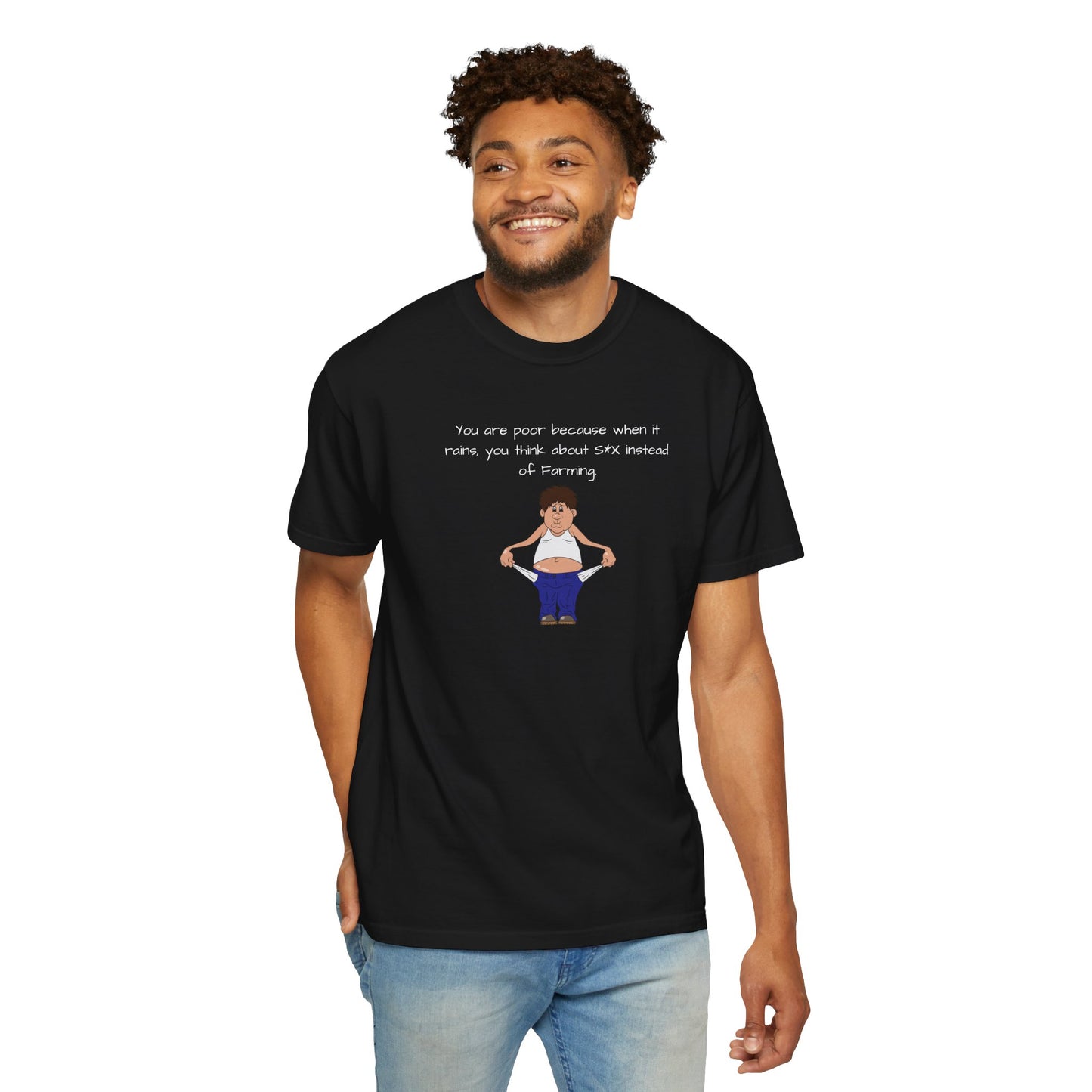 Funny Unisex T-Shirt - 'Think About Farming' Statement Tee