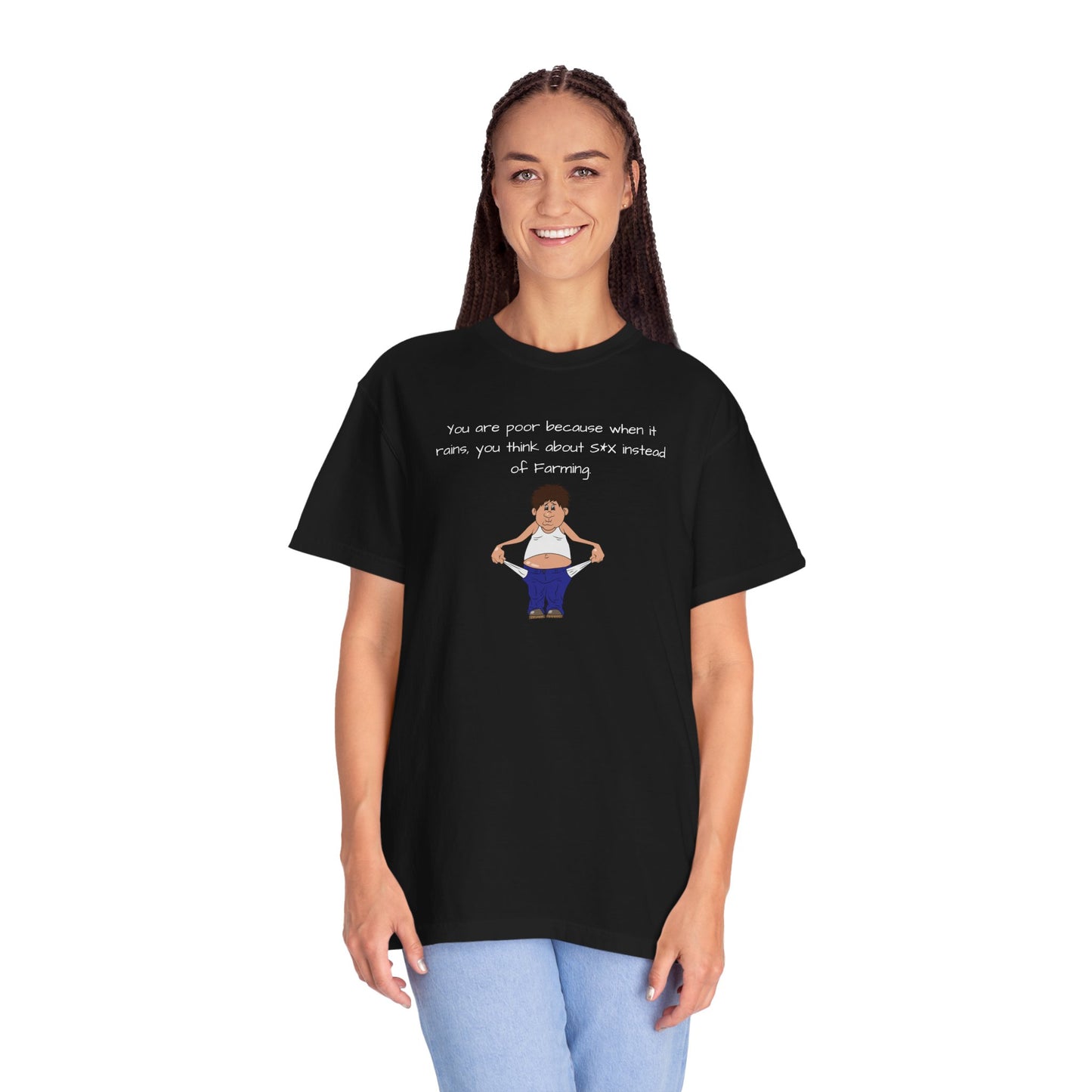 Funny Unisex T-Shirt - 'Think About Farming' Statement Tee